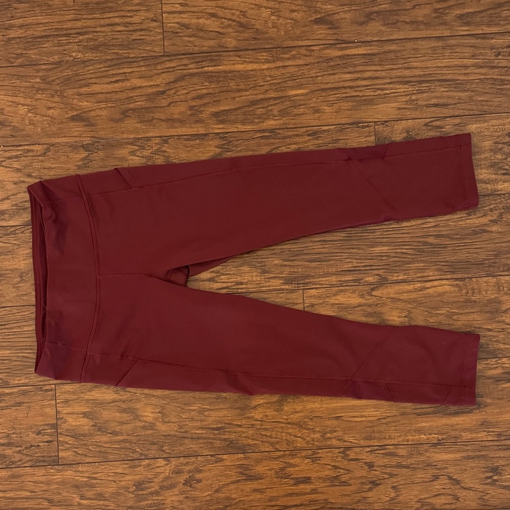 lululemon athletica Burgundy Leggings